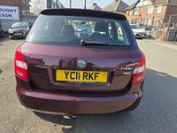 Used Skoda Fabia Elegance 2011 Maroon Hatchback