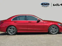 Used Mercedes C200 AMG line 198 HP (145 kW) 2019 Red Sedan