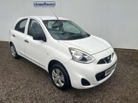 Begagnad Nissan Micra Visia 2013 Vit Halvkombi