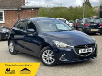 Used Mazda 2 75 HP (55 kW) 2018 Blue Hatchback