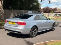 Used Audi A5 Black Edition 177 HP (130 kW) 2014 Silver Coupe