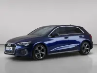 Used Audi A3 Sportback S-Line 110 HP (80 kW) 2022 Blue Hatchback