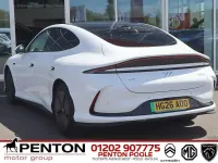 New MG IM5 300 kW (408 HP) 2026 White Hatchback
