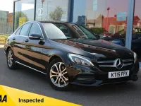 Używany Mercedes C220 170 KM (125 kW) 2015 Czarny Sedan/Limuzyna