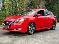 Used Nissan Leaf Tekna 110 kW (150 HP) 2021 Red Hatchback