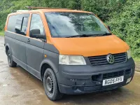 Used VW Transporter 102 HP (75 kW) 2005 Orange Van