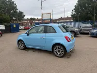Used Fiat 500 Lounge 2017 Blue Hatchback