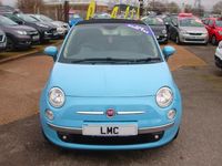 Used Fiat 500C Lounge 69 HP (50 kW) 2013 Blue Cabriolet