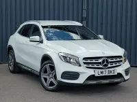 Usado Mercedes GLA200 AMG line 136 HP (100 kW) 2017 Branco SUV