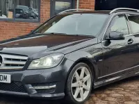 Used Mercedes C220 170 HP (125 kW) 2012 Black Estate