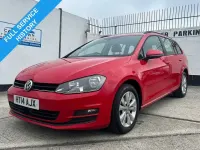 Used VW Golf VII SE 150 HP (110 kW) 2014 Red Estate