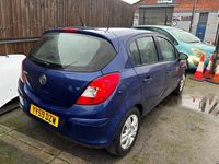 Used Vauxhall Corsa Active 79 HP (58 kW) 2009 Blue Hatchback