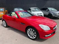 Used Mercedes SLK200 184 HP (135 kW) 2011 Red Cabriolet