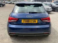 Used Audi A1 S-Line 95 HP (69 kW) 2018 Blue Hatchback