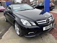 Used Mercedes E350 2011 Black Cabriolet