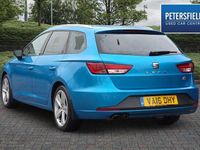 Used Seat Leon FR 125 HP (91 kW) 2016 Blue Estate