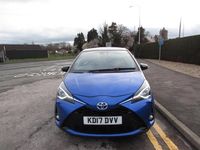 Used Toyota Yaris Hybrid 2017 Blue Hatchback