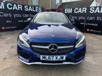 Used Mercedes C200 AMG line 2017 Blue Coupe