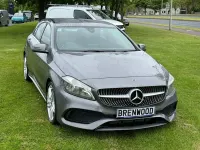 Used Mercedes A200 AMG line 136 HP (100 kW) 2017 Grey Hatchback