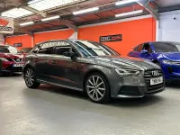 Used Audi A3 Black Edition 150 HP (110 kW) 2018 Grey Sedan