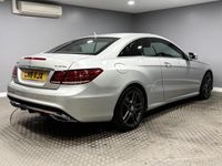 Used Mercedes E220 AMG line 177 HP (130 kW) 2016 Silver Coupe
