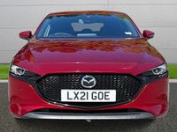 Begagnad Mazda 3 162 HK (119 kW) 2021 Röd Halvkombi