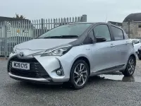 Used Toyota Yaris Hybrid 100 HP (73 kW) 2019 Silver Hatchback