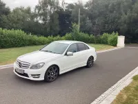 Used Mercedes C200 AMG 2013 White Sedan