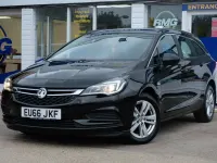 Used Vauxhall Astra Design Edition 2016 Black Estate