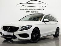 Used Mercedes C220 AMG Line Premium 170 HP (125 kW) 2014 White Estate