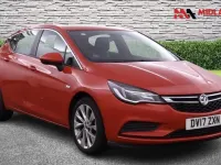 Used Vauxhall Astra Design Edition 2017 Red Hatchback