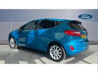 Used Ford Fiesta Titanium 100 HP (73 kW) 2018 Blue Hatchback