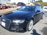 Used Audi A7 S-Line 2015 Black Hatchback