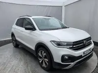 Used VW T-Cross Black Edition 95 HP (69 kW) 2023 White SUV
