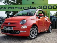 Used Fiat 500C Lounge 2016 Pink Cabriolet