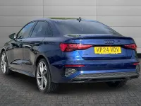 Used Audi A3 Black Edition 150 HP (110 kW) 2024 Blue Sedan