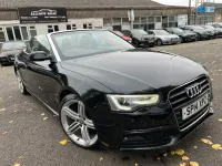 Used Audi A5 Cabriolet S-Line 177 HP (130 kW) 2014 Black Cabriolet