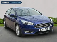 Used Ford Focus Titanium X 2015 Blue Hatchback