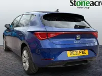 Used Seat Leon SE Dynamic 110 HP (80 kW) 2023 Blue Hatchback
