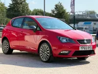Used Seat Ibiza CONNECT 90 HP (66 kW) 2015 Red Hatchback