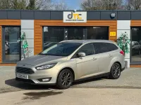 Begagnad Ford Focus Titanium 120 HK (88 kW) 2015 Silver Kombi