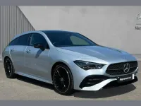 Used Mercedes CLA220 AMG Line Premium Plus 190 HP (139 kW) 2025 Metallic paint hightech silver Estate