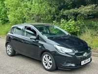Used Vauxhall Corsa SRi 90 HP (66 kW) 2019 Black Hatchback