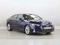 Used Audi A5 Sportback Sport 150 HP (110 kW) 2023 Blue Hatchback