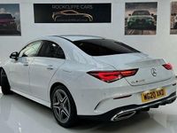 Used Mercedes CLA200 AMG line 163 HP (119 kW) 2020 White Coupe
