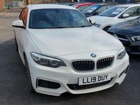 Used BMW 218 M Sport 136 HP (100 kW) 2019 White Coupe