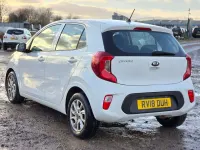 Used Kia Picanto 83 HP (61 kW) 2018 White Hatchback