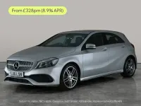 Used Mercedes A220 AMG line 177 HP (130 kW) 2017 Silver Hatchback
