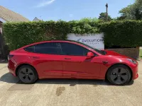 Used Tesla Model 3 Standard Range Plus 208 kW (283 HP) 2021 Red Sedan