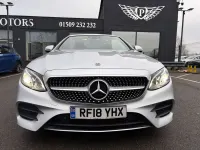 Begagnad Mercedes E220 AMG Line Premium 2018 Silver Cab